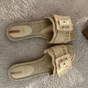 Sam Edelman Beige Woven Sandals